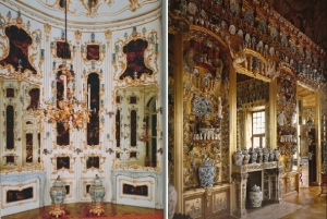 Examples of porcelain rooms, Schonbrunn Palace, Vienna - source Bridgman Art Library and Queen&rsquo;s porcelain cabinet, Charlottenburg Palace, Berlin - source Quintessence